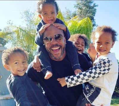 Berkeley Seon Dunbar alongside her father and siblings Photo